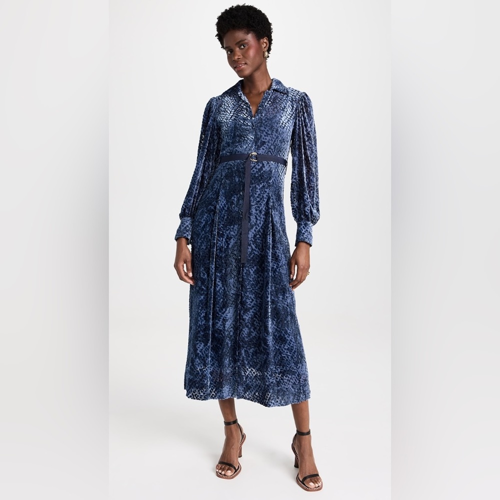 Ulla Johnson, Thalia patterned-jacquard midi dress, US 0